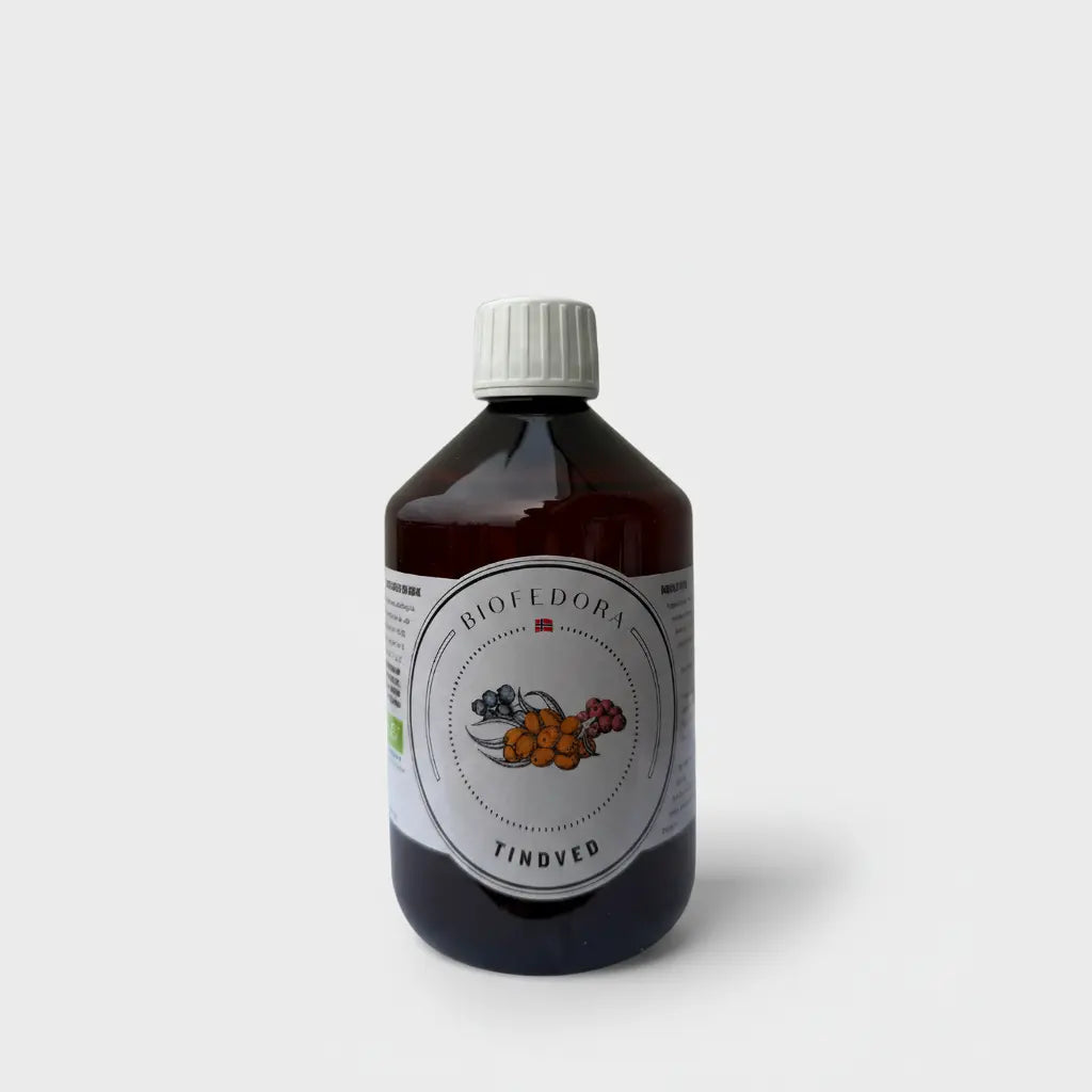 Probiotisk drikk BioFedora Human med tindved i 0,5 liters flaske – naturlig fermentert med levende bakteriekulturer